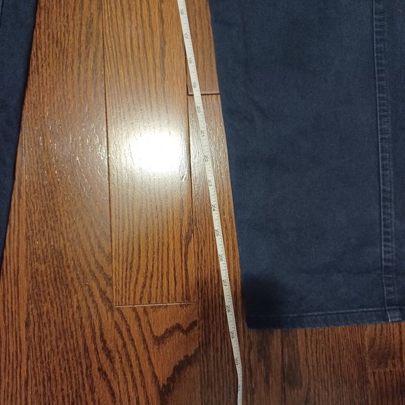 Men's Navy Blue Docker Cotton Pants - Picture 4 of 5